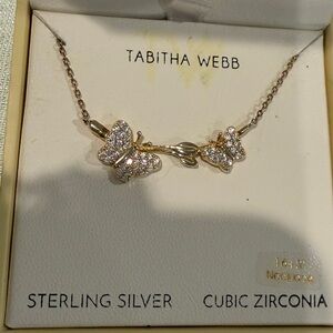 TabithaGold Butterfly Necklace